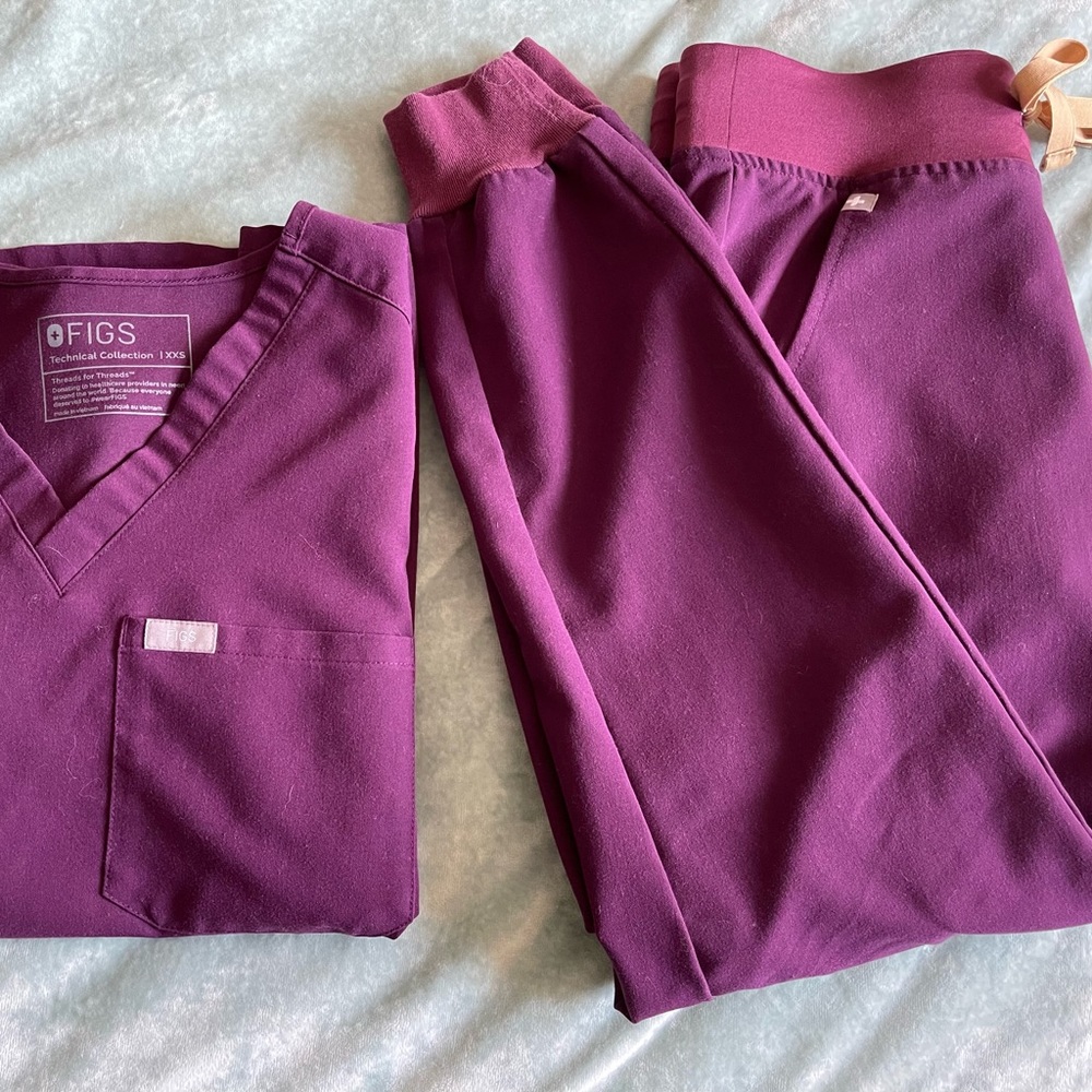FIGS Deep Purple Scrubs